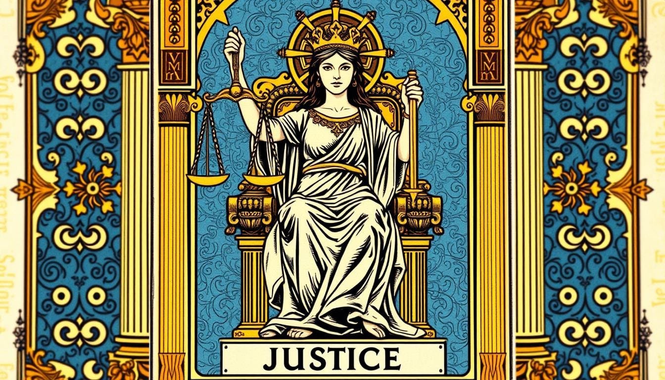 Carta A Justiça em Posição Normal