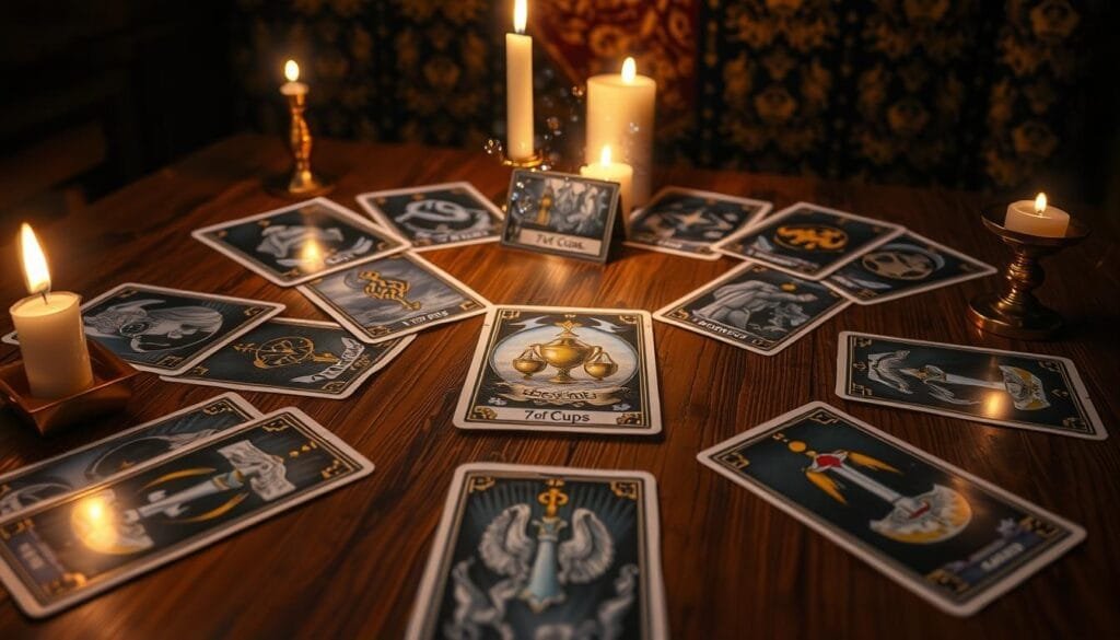 adivinhação com cartas