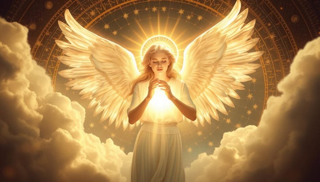 anjo da iluminação