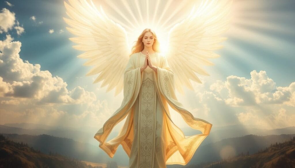 anjo da iluminação