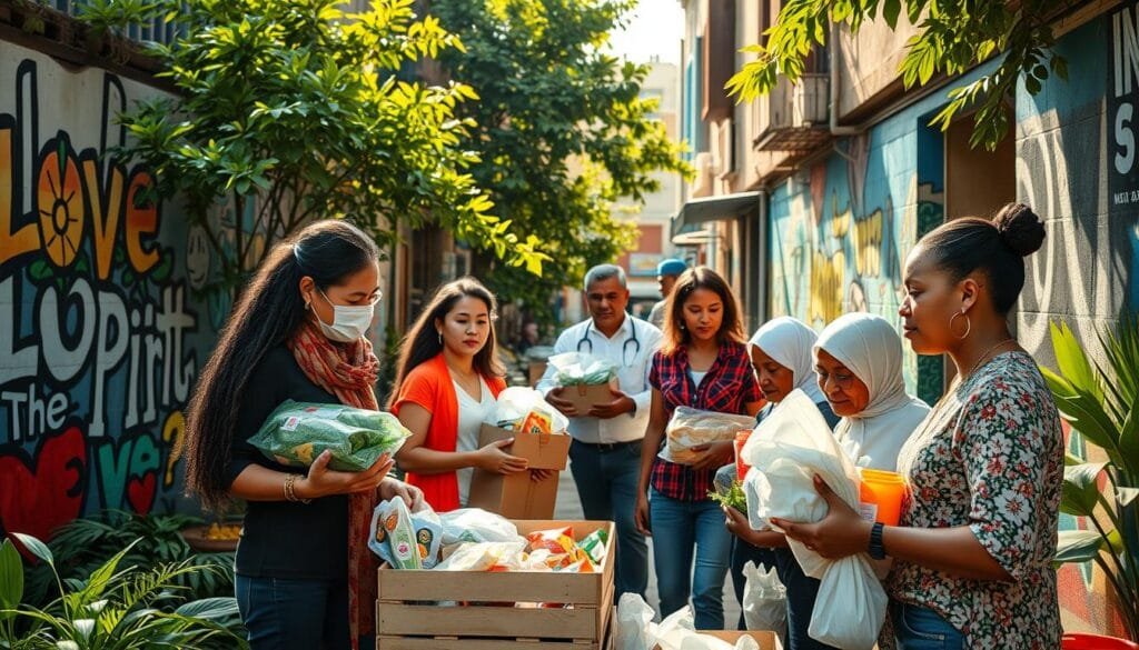 assistência humanitária