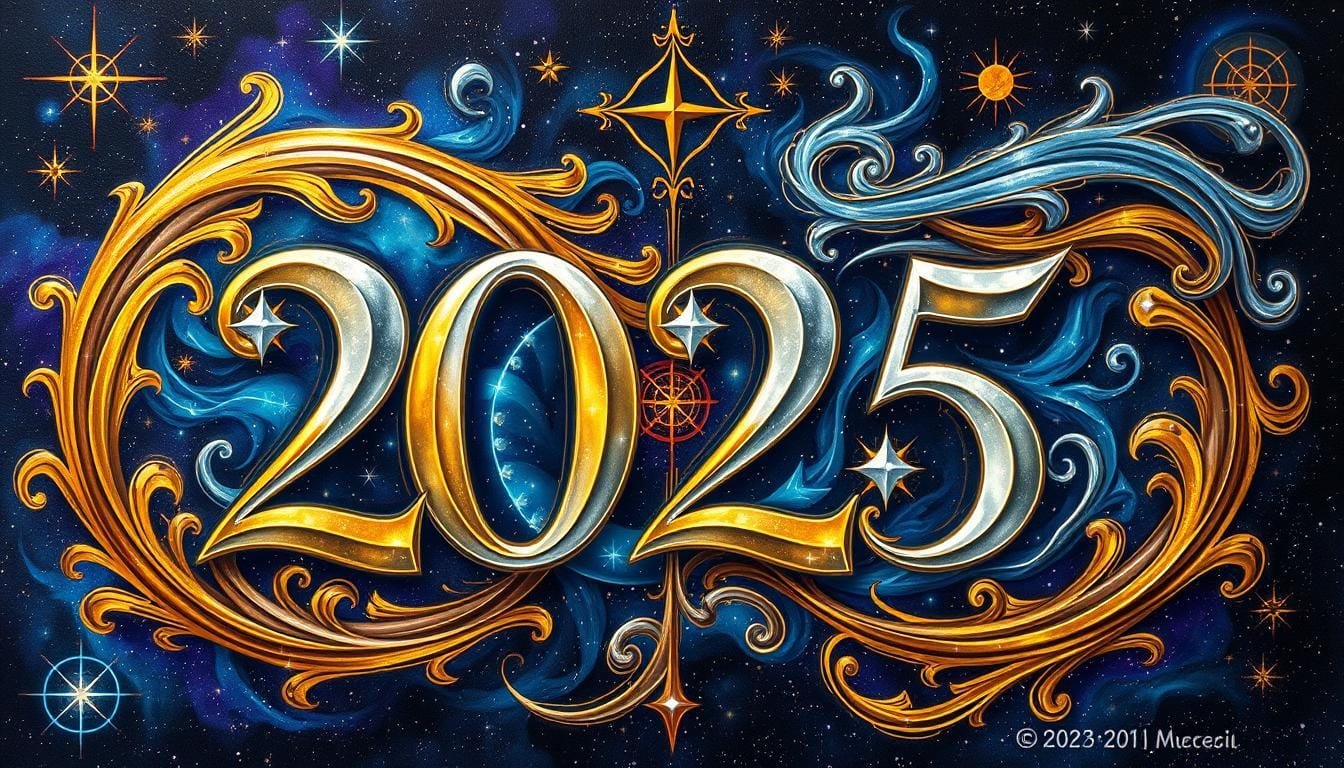 Cor ano novo 2025 numerologia: Significado revelado