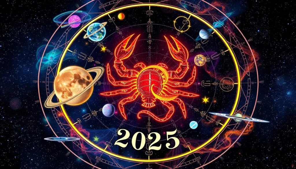 influências planetárias para escorpião em 2025