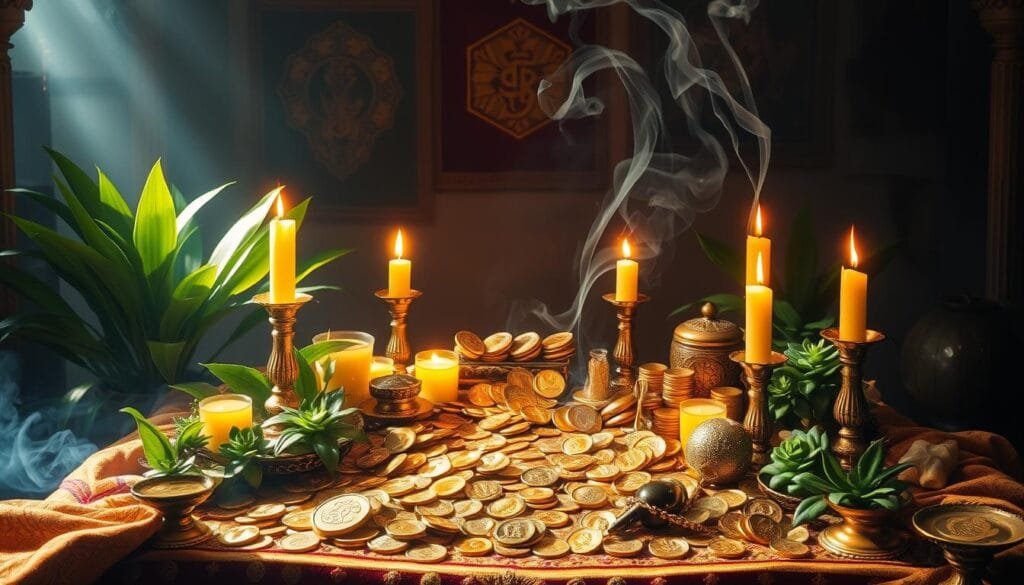 rituais de atração de riqueza