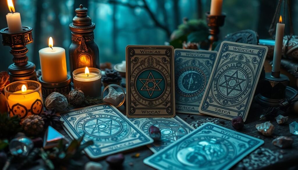 símbolos wicca cartas