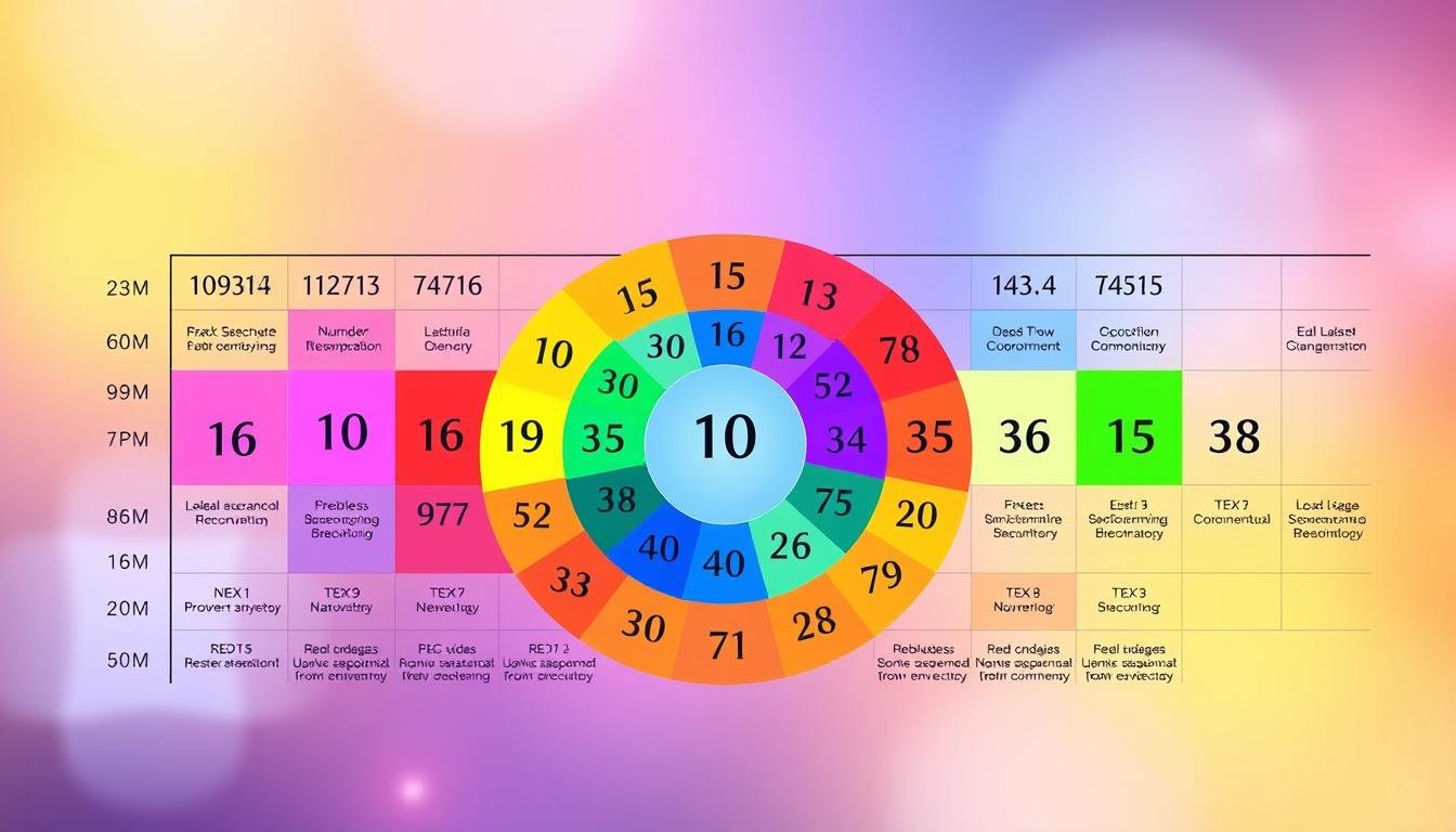 Tabela de cores numerologia: significados completos