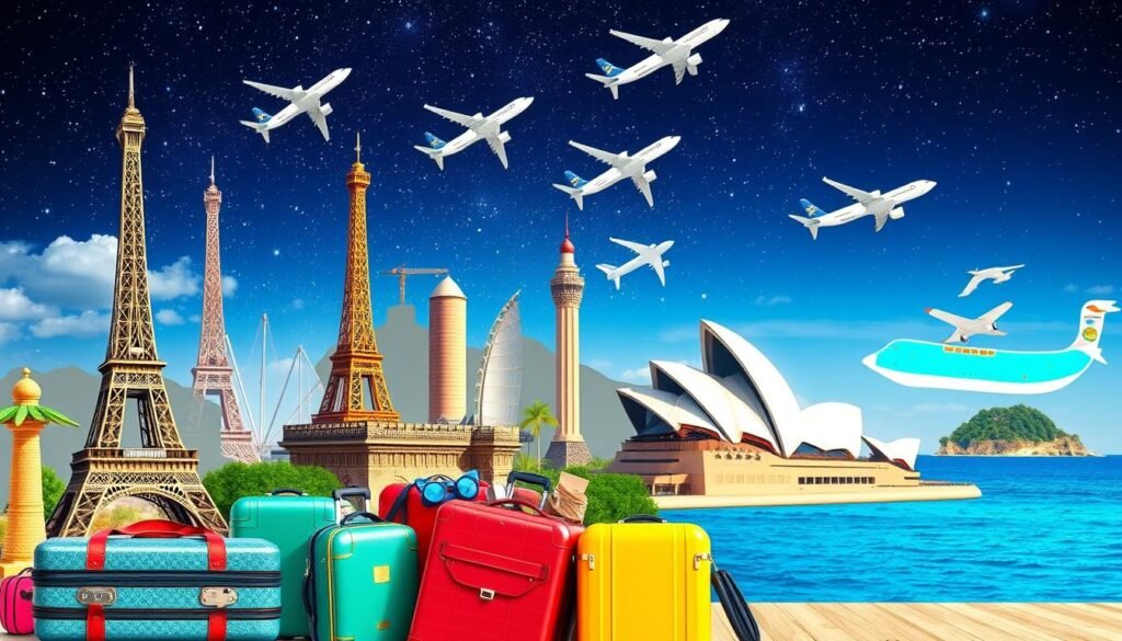 viagens internacionais