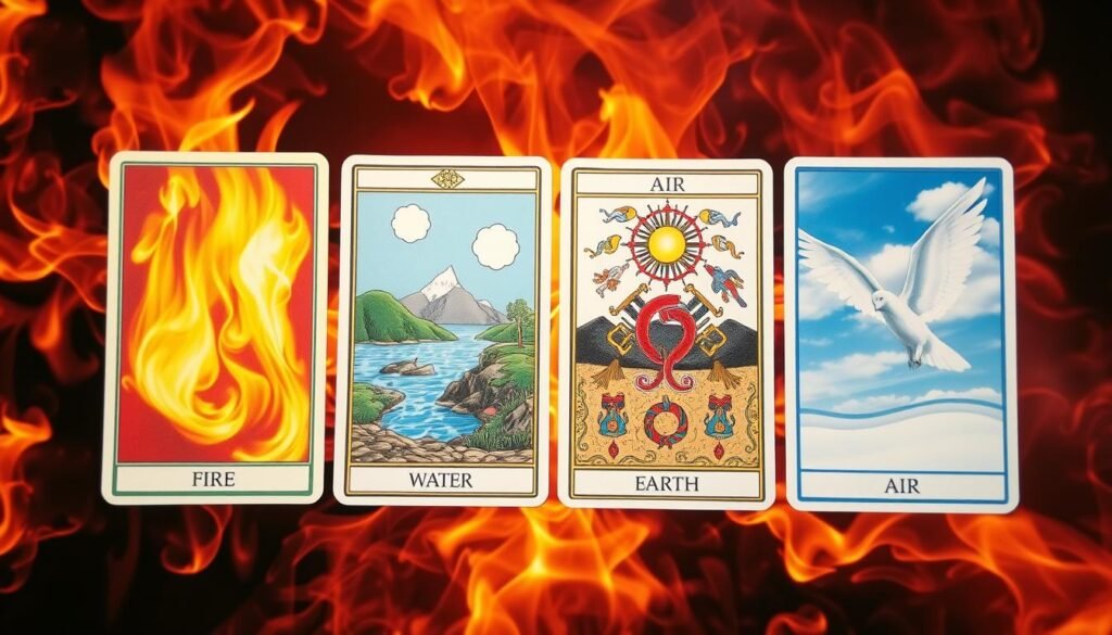 elementos no tarot