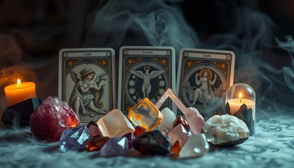 Cristais e os Arcanos Maiores do Tarot