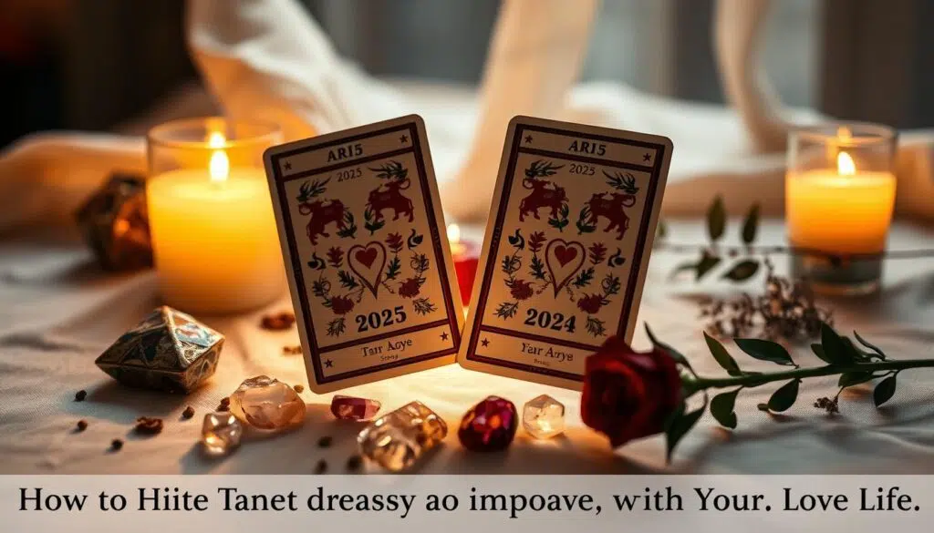 Tarot online Áries 2025 amor estratégias práticas