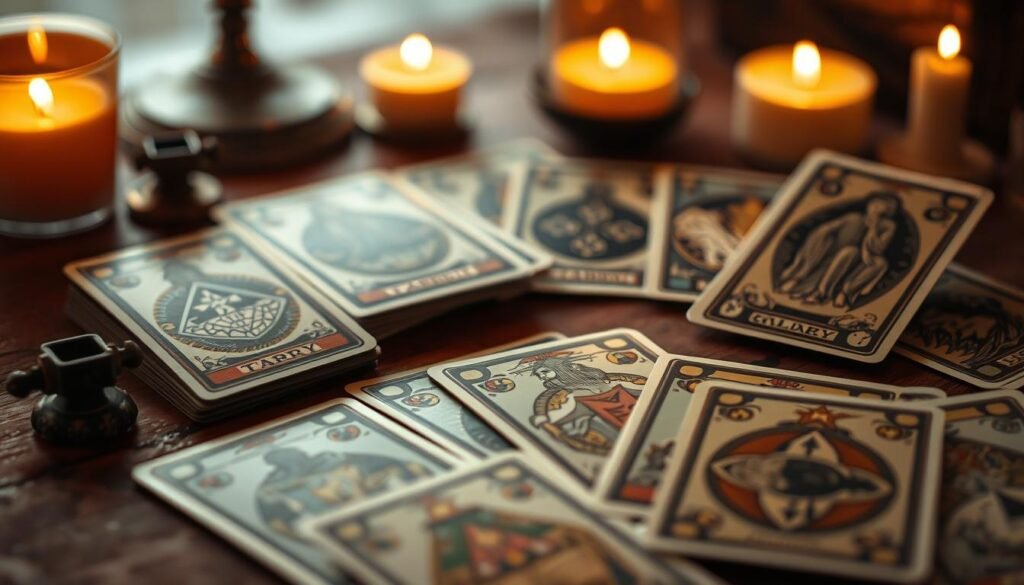 baralho de tarot clássico em destaque