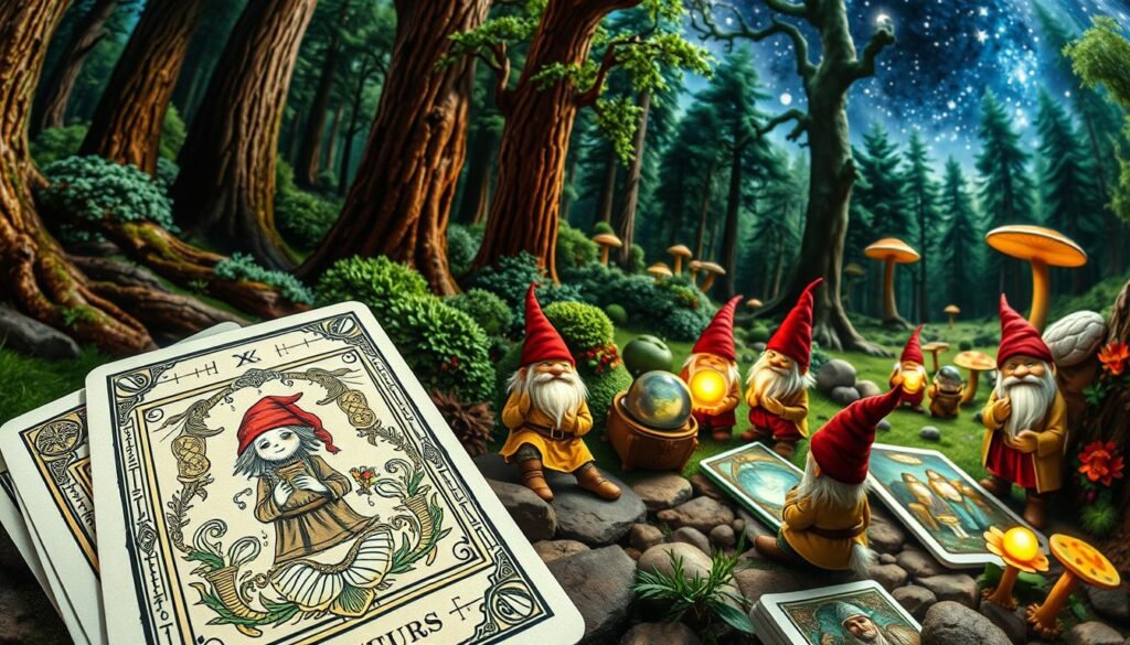 baralho de tarot dos gnomos