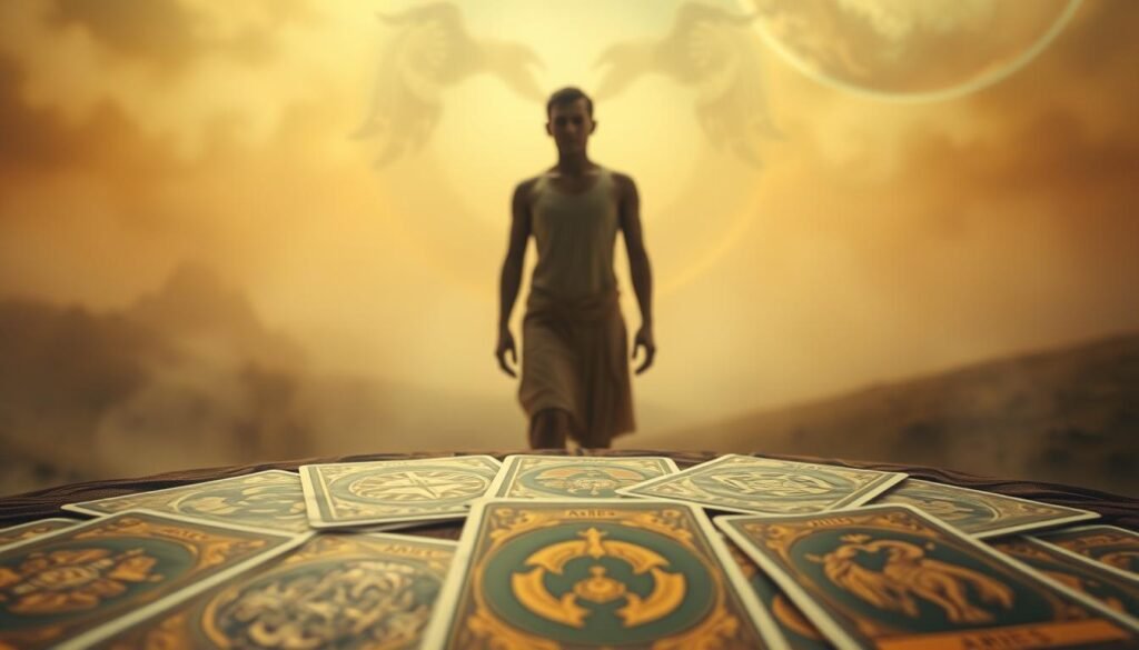 cartas do tarot e carreira Áries 2025