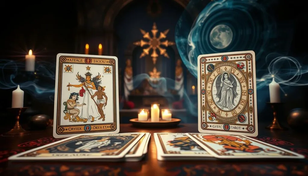 diferenças entre baralho cigano e tarot dos orixás exú