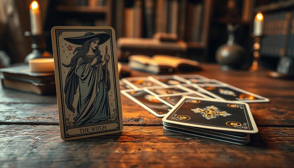 interpretação carta a bruxa tarot carreira