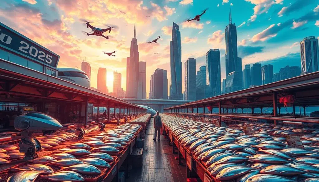 mercado de trabalho para peixes em 2025