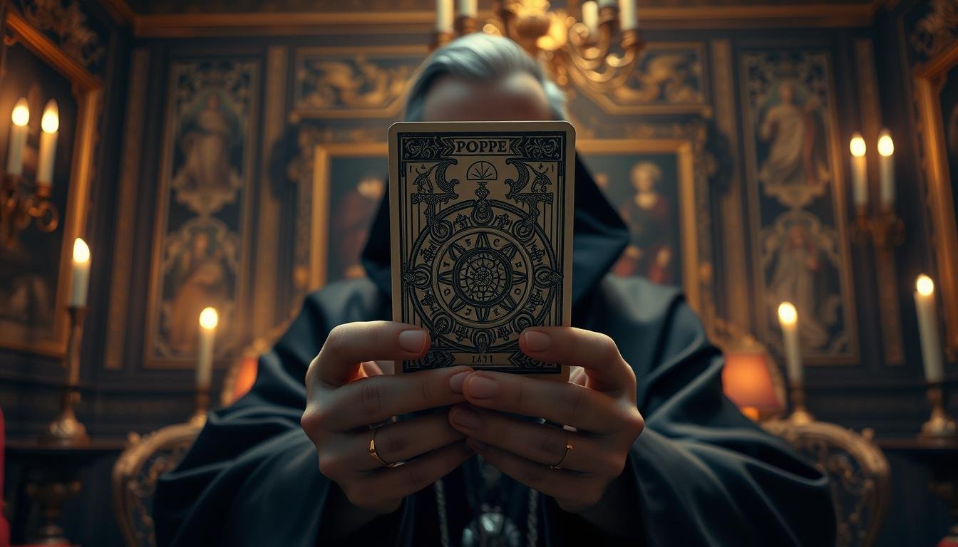 O Papa tarot amor o que ele sente por mim